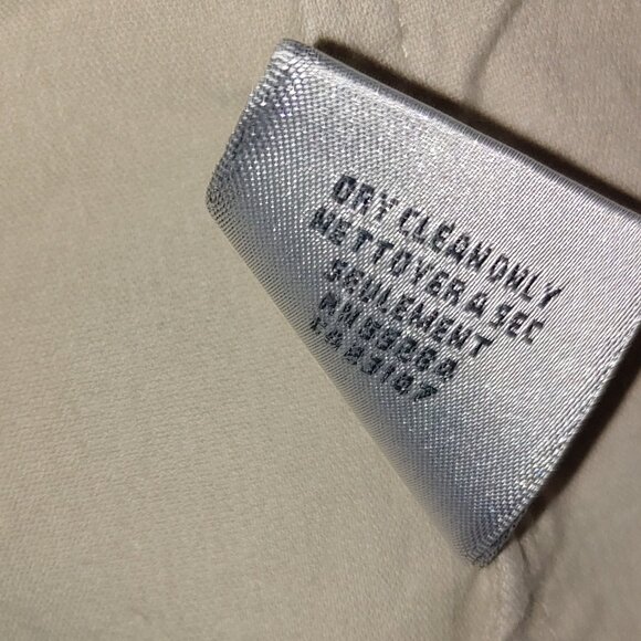 Talbots Collection Stretch Button Front Corduroy Jacket Size 16 Cream - Picture 4 of 5